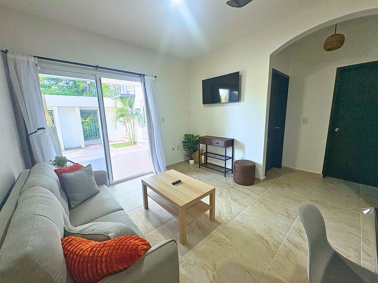 Depa 2-Rec (AC/Starlink) Alberca, Playa 1 cuadra